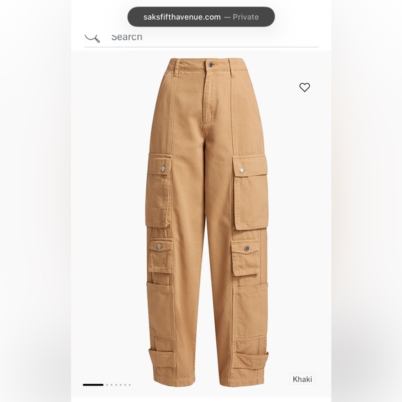 Simon Miller Denim - Simon Miller Khaki Cargo Pants